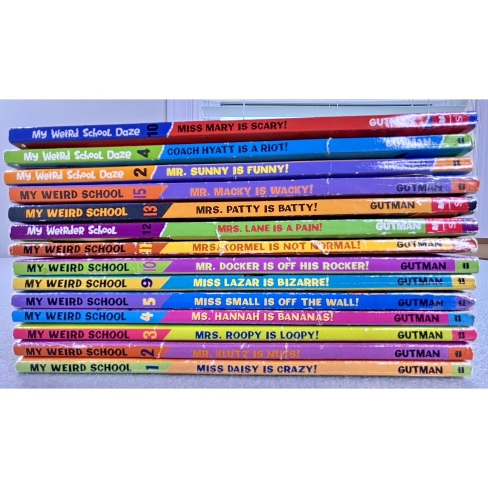 Lot of 14 My Weird School Children Chapter Book Daze Weirdest Weirder Dan Gutman